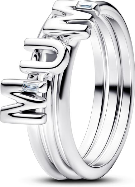 Pandora MUM Letters Splittable Ring 194458C01 Damenring Pandora MUM Letters Splittable Ring 194458C01 Damenring