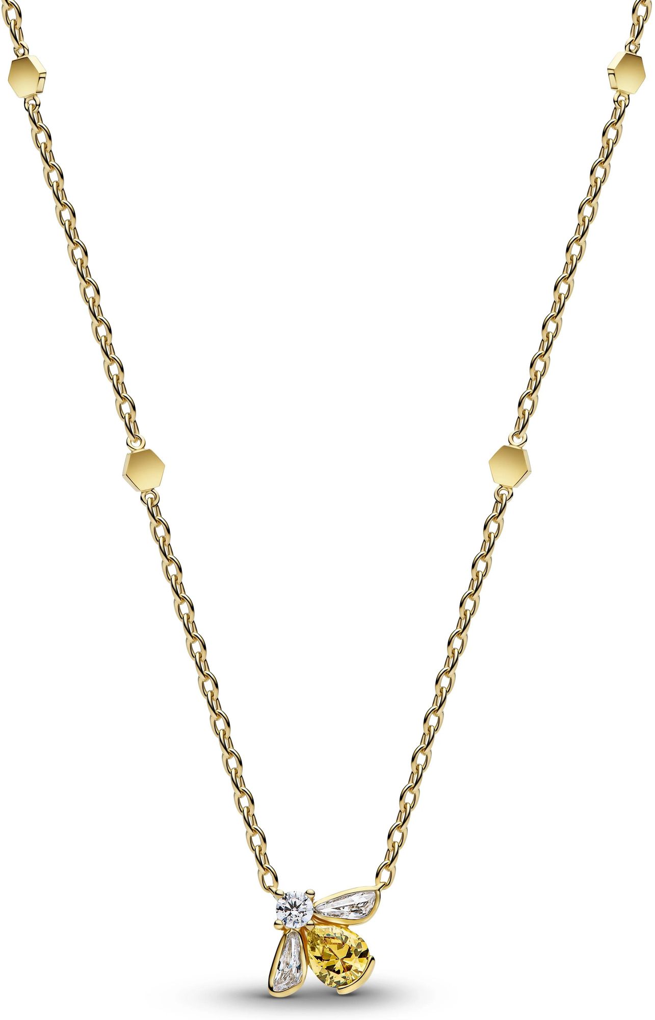 Pandora Honey Bee Pendant Necklace 364560C01 Chaîne de cou pour femmes Pandora Honey Bee Pendant Necklace 364560C01 Chaîne de cou pour femmes