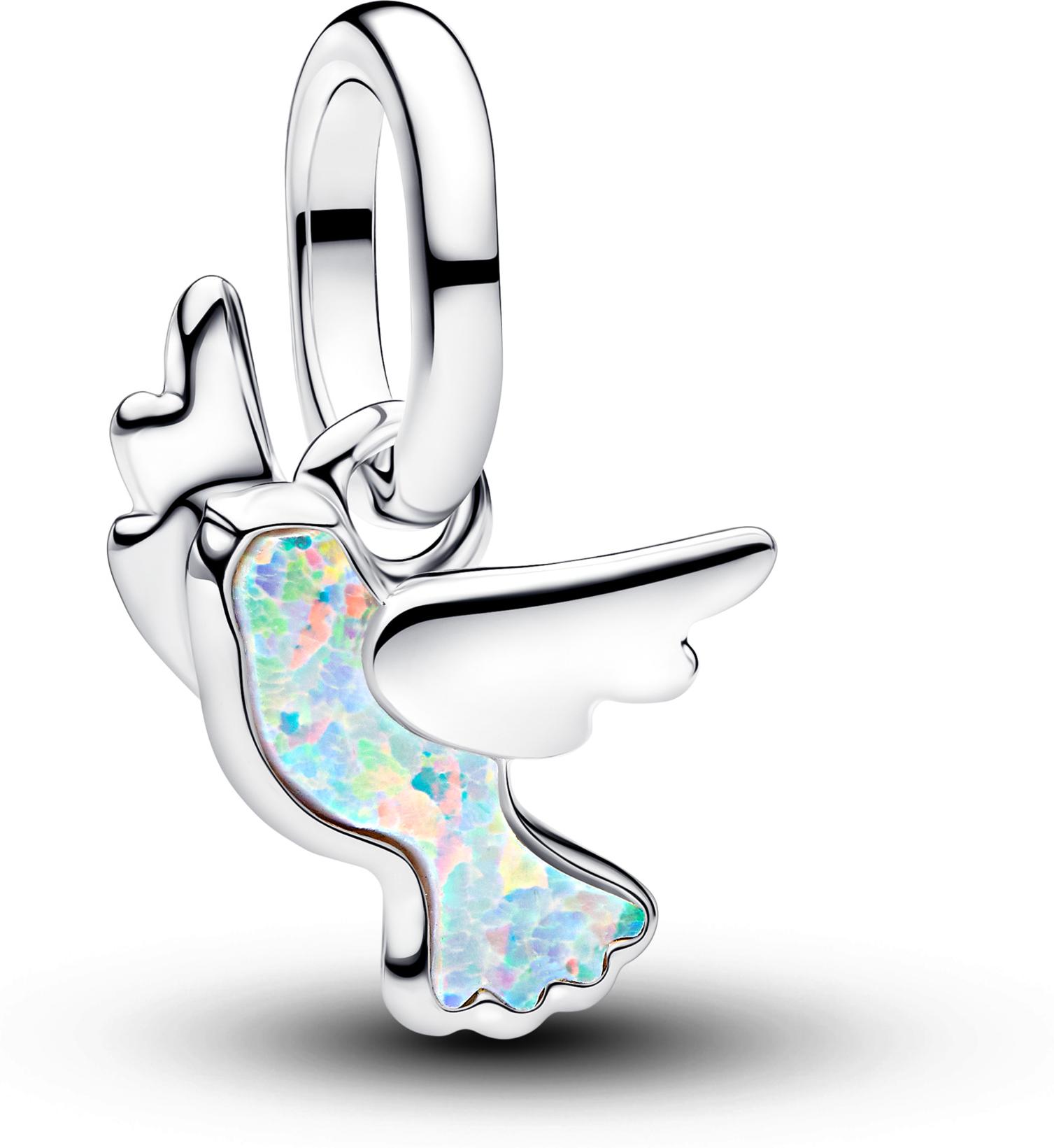 Pandora Witte Duif Mini Hangende Bedel 794566C01 Charm Anhänger Pandora Witte Duif Mini Hangende Bedel 794566C01 Charm Anhänger