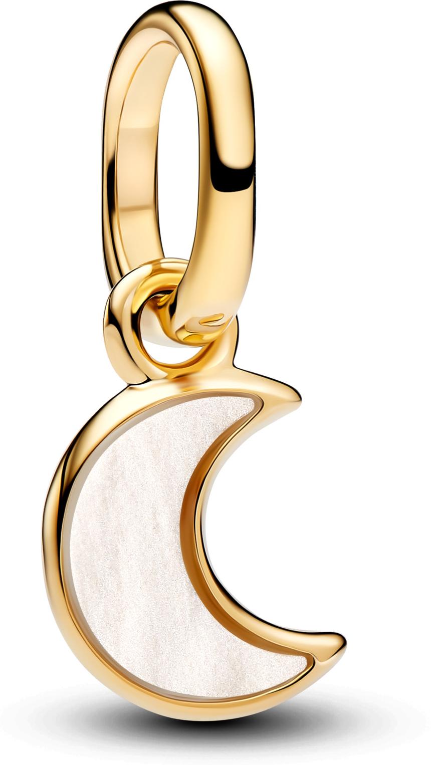 Pandora White Crescent Moon Mini Dangle 764614C01 Hanger Pandora White Crescent Moon Mini Dangle 764614C01 Hanger