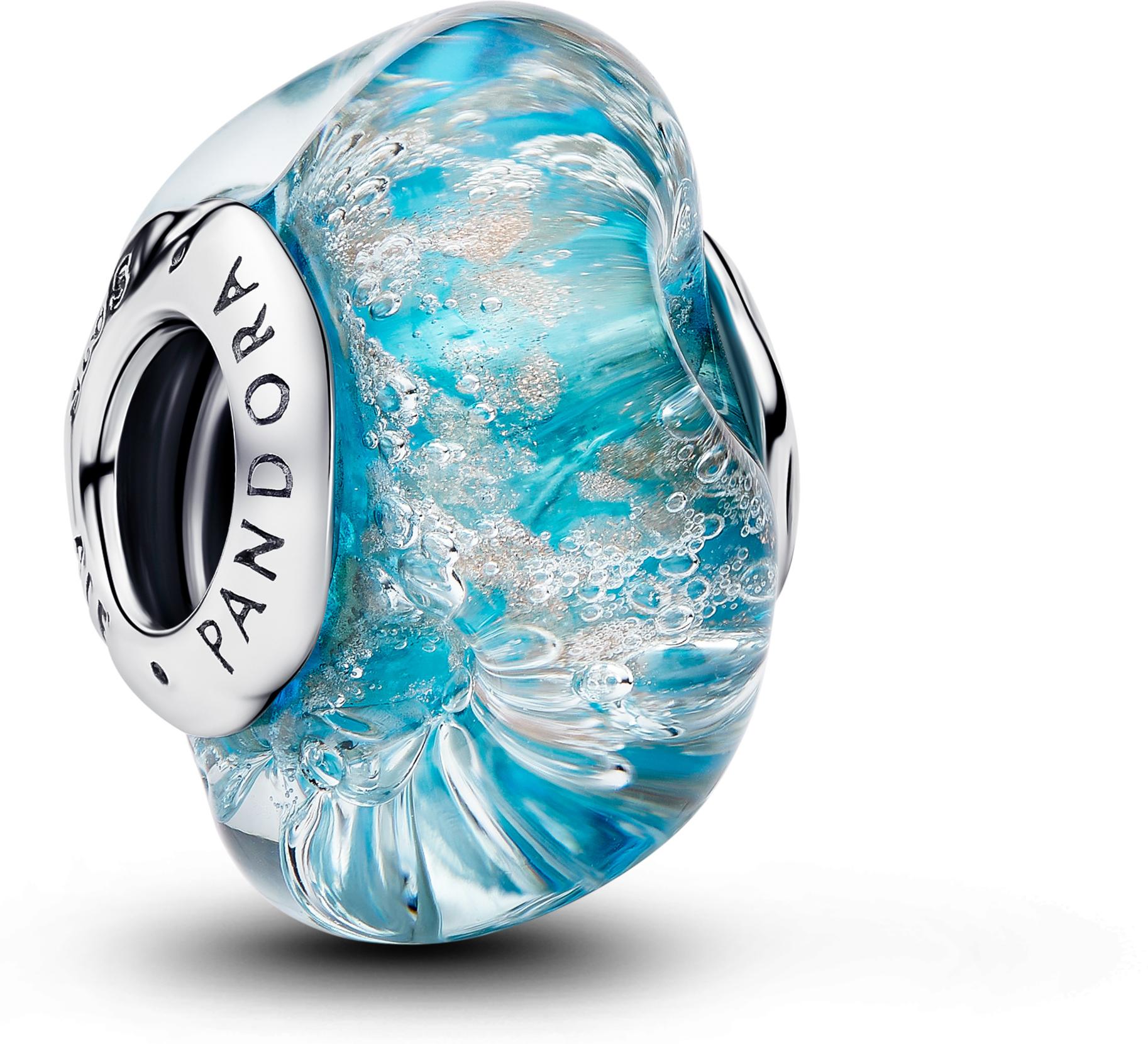 Pandora Turquoise Murano Glass & Glitter 794701C01 Hanger Pandora Turquoise Murano Glass & Glitter 794701C01 Hanger
