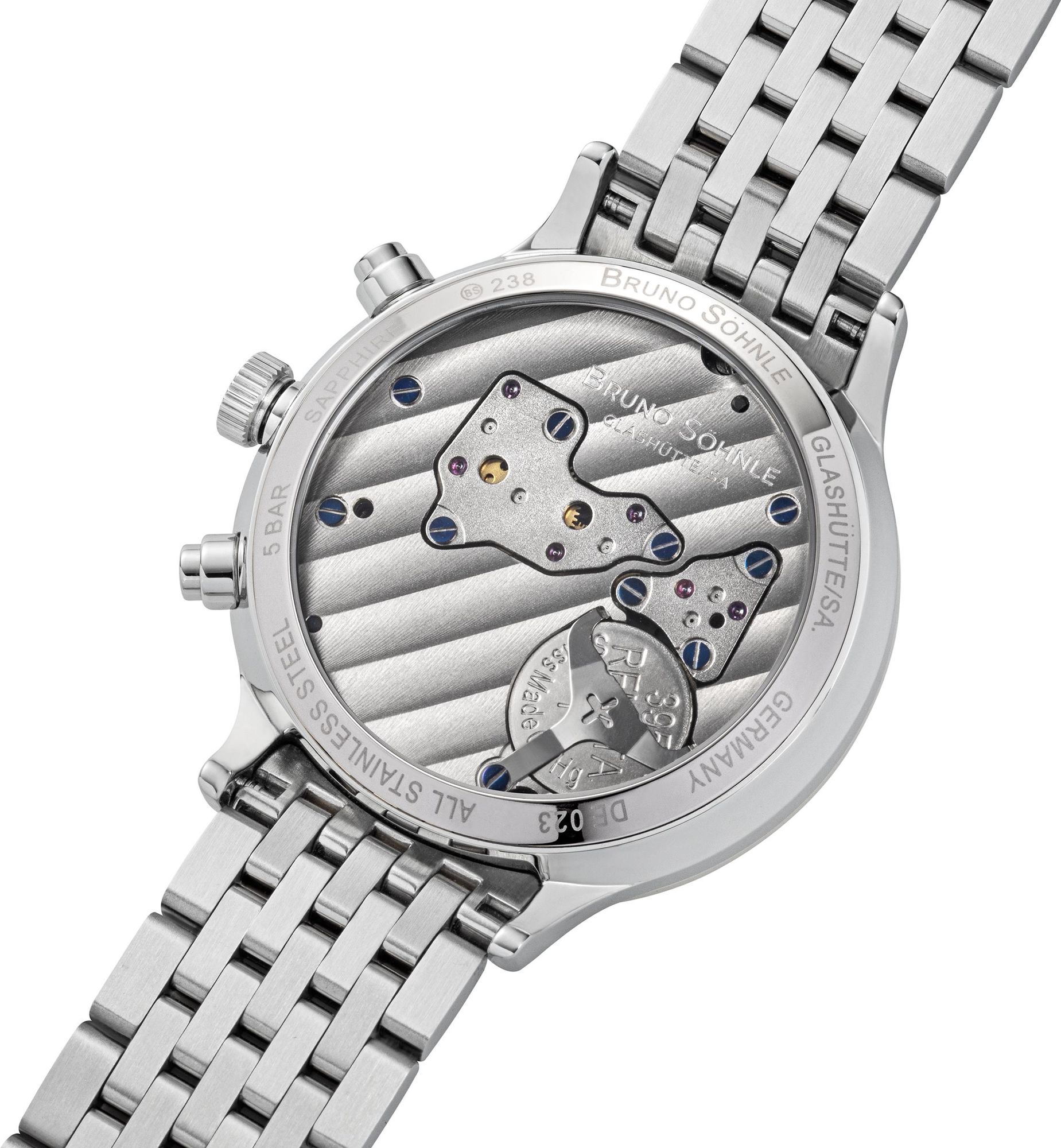 BRUNO SÖHNLE UHRENATELIER GLASHÜTTE/SA Bologna Chronograph 17-13238-850 Dameschronograaf BRUNO SÖHNLE UHRENATELIER GLASHÜTTE/SA Bologna Chronograph 17-13238-850 Dameschronograaf