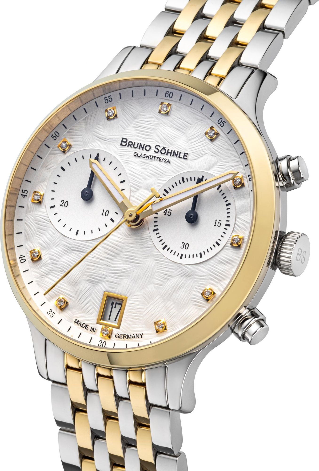 BRUNO SÖHNLE UHRENATELIER GLASHÜTTE/SA Bologna Chronograph 17-23238-250 Dameschronograaf