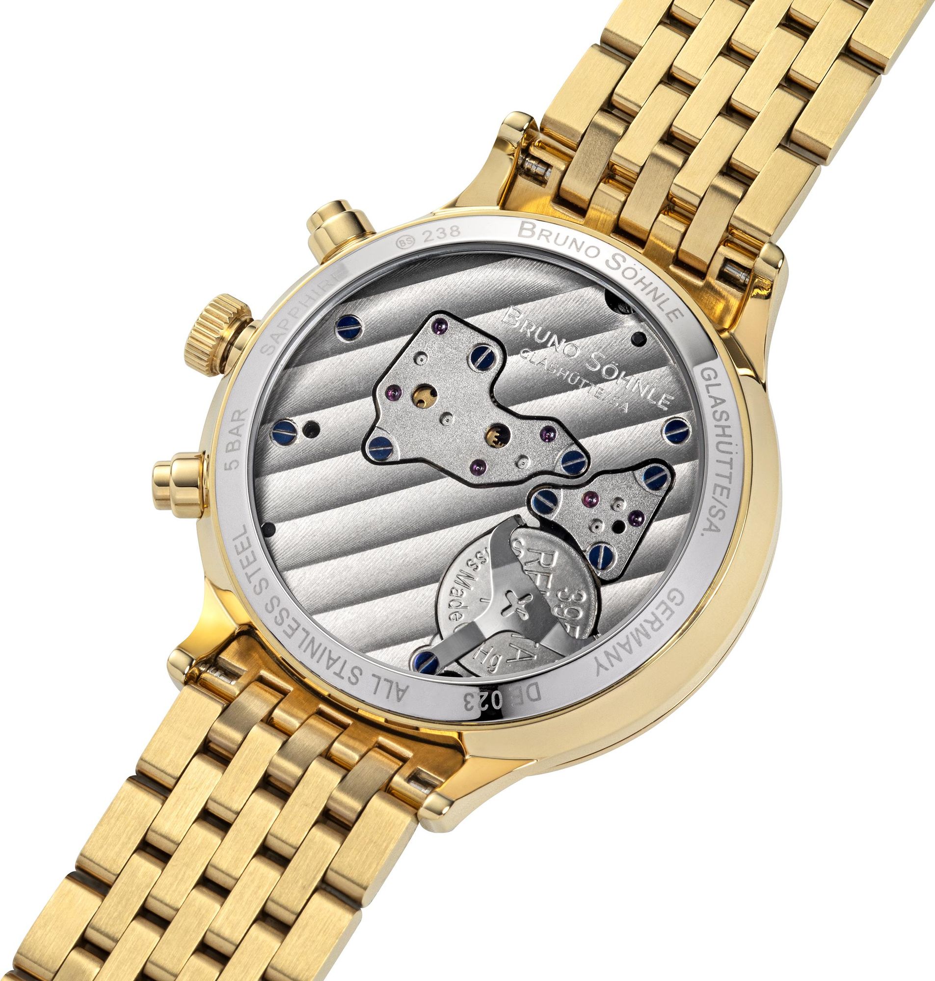 BRUNO SÖHNLE UHRENATELIER GLASHÜTTE/SA Bologna Chronograph 17-33238-250 Dameschronograaf BRUNO SÖHNLE UHRENATELIER GLASHÜTTE/SA Bologna Chronograph 17-33238-250 Dameschronograaf