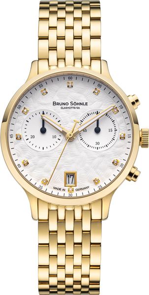 BRUNO SÖHNLE UHRENATELIER GLASHÜTTE/SA Bologna Chronograph 17-33238-250 Cronógrafo para mujeres BRUNO SÖHNLE UHRENATELIER GLASHÜTTE/SA Bologna Chronograph 17-33238-250 Cronógrafo para mujeres