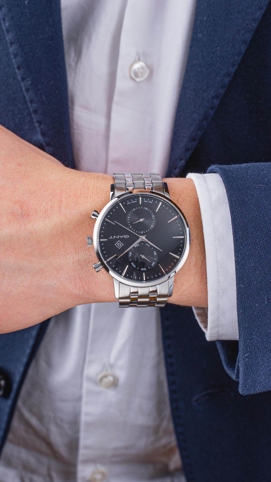 GANT Park Hill Day-Date II G121012 Heren armbandhorloge GANT Park Hill Day-Date II G121012 Heren armbandhorloge