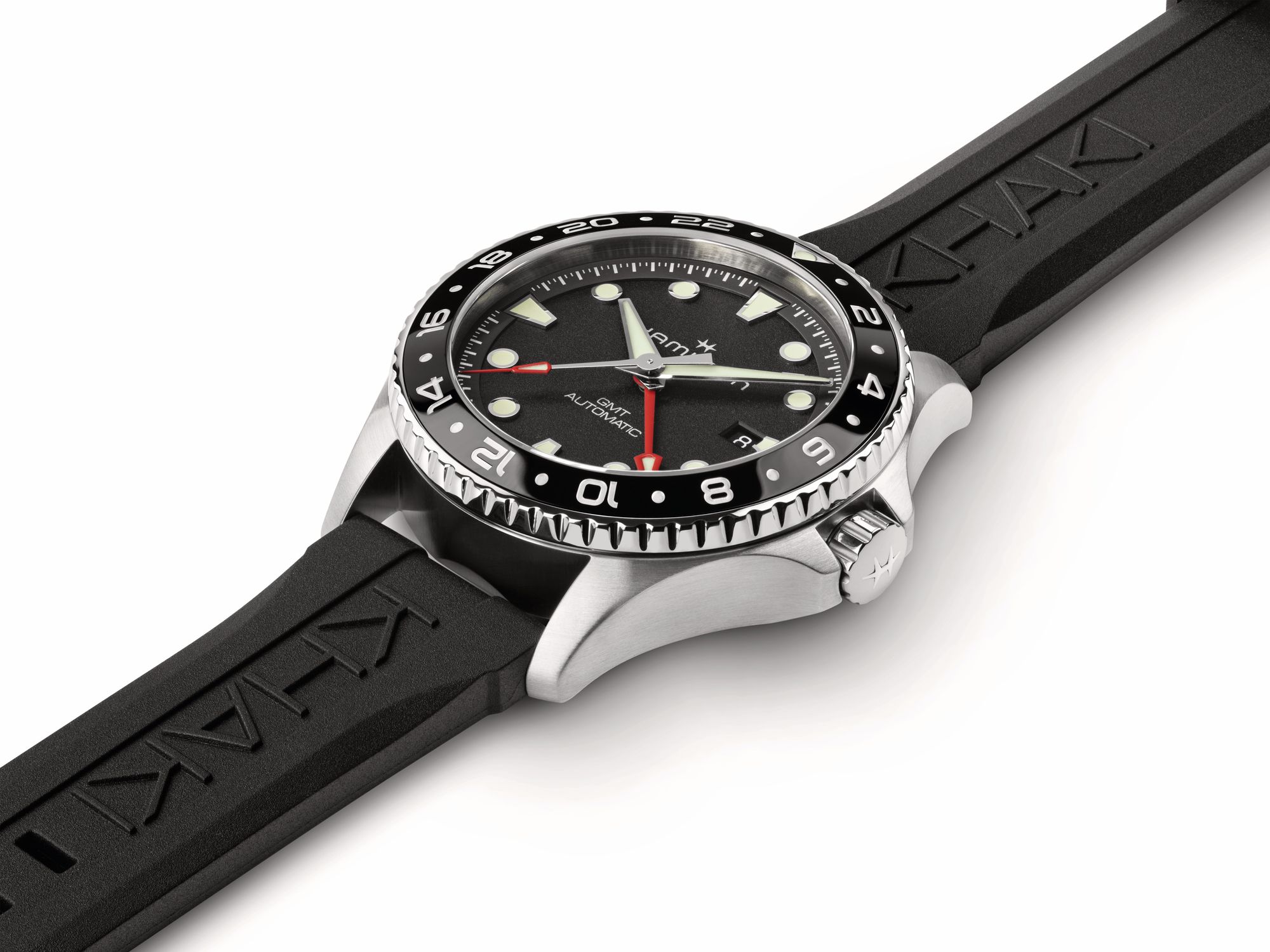 Hamilton Khaki Navy Scuba Auto GMT H82555330 Automatisch horloge voor heren Hamilton Khaki Navy Scuba Auto GMT H82555330 Automatisch horloge voor heren