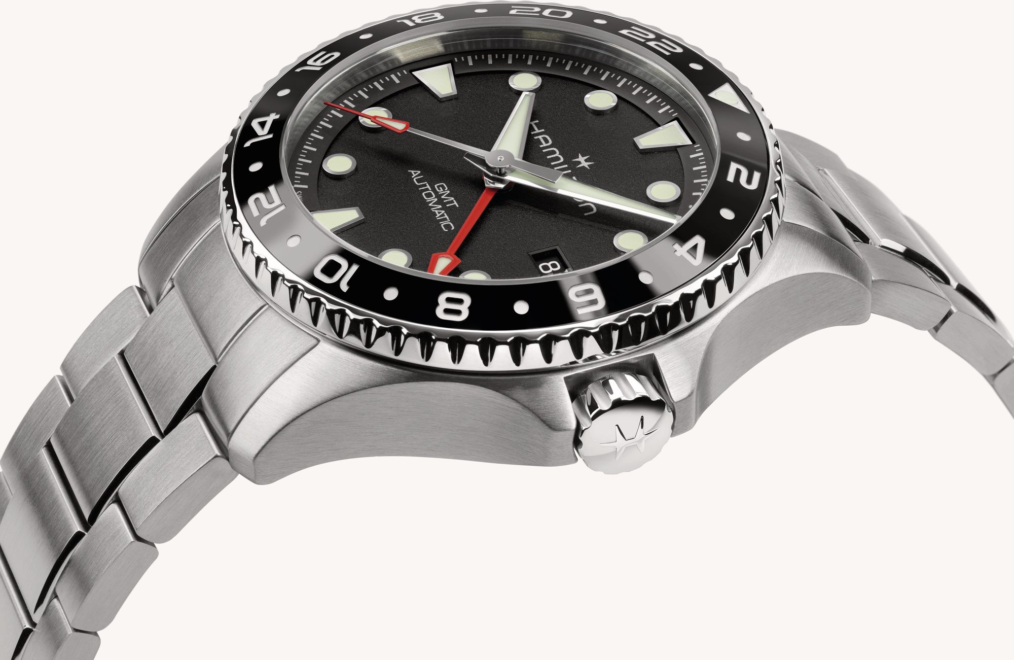 Hamilton Khaki Navy Scuba Auto GMT H82555130 Reloj Automático para hombres Hamilton Khaki Navy Scuba Auto GMT H82555130 Reloj Automático para hombres