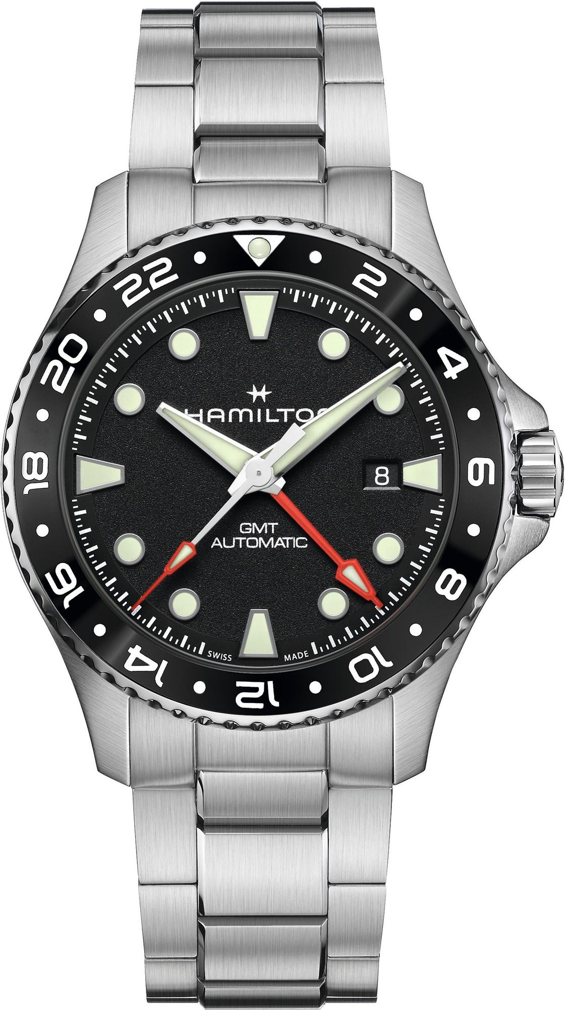 Hamilton Khaki Navy Scuba Auto GMT H82555130 Reloj Automático para hombres Hamilton Khaki Navy Scuba Auto GMT H82555130 Reloj Automático para hombres