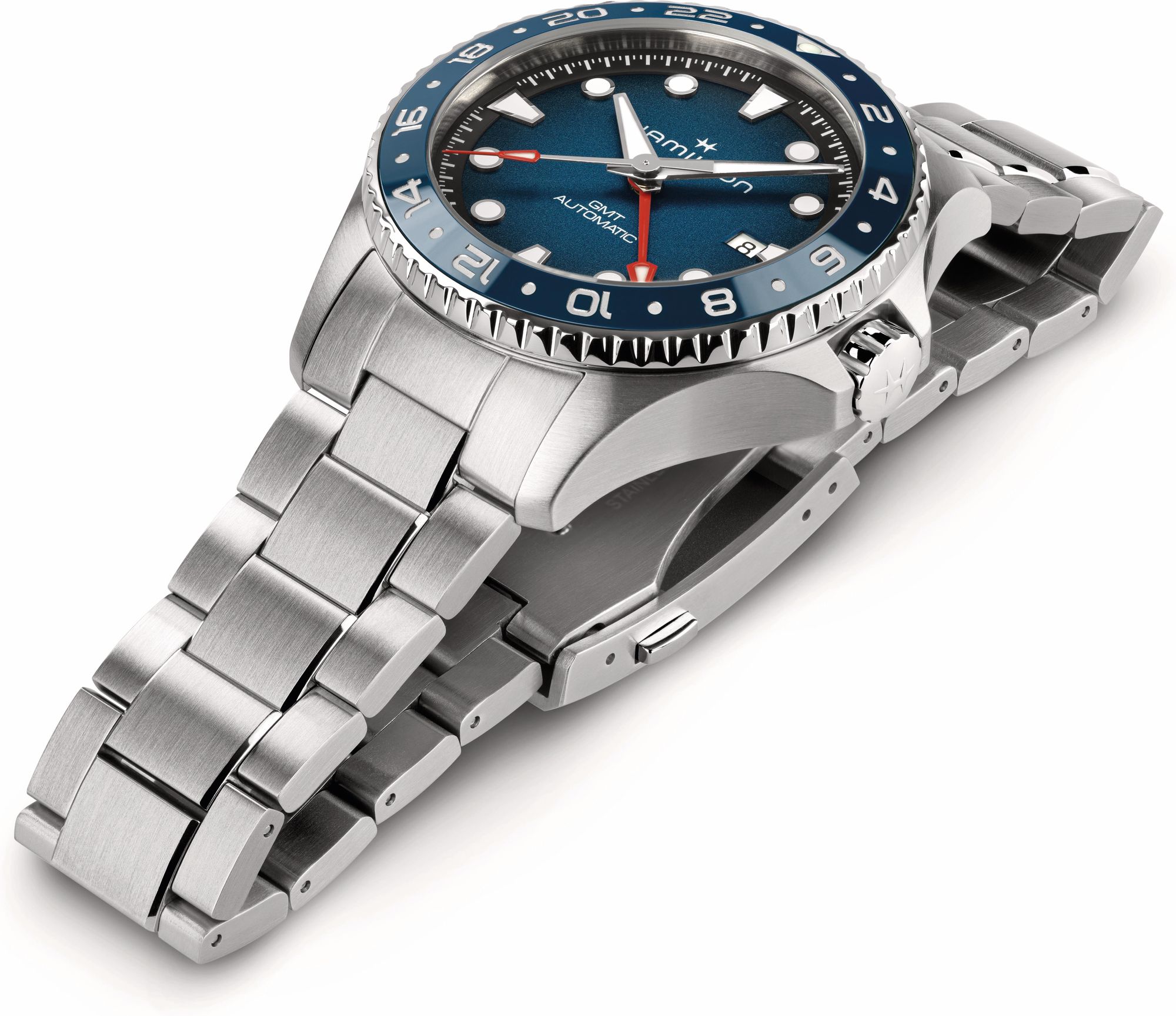 Hamilton Khaki Navy Scuba Auto GMT H82535140 Reloj Automático para hombres Hamilton Khaki Navy Scuba Auto GMT H82535140 Reloj Automático para hombres