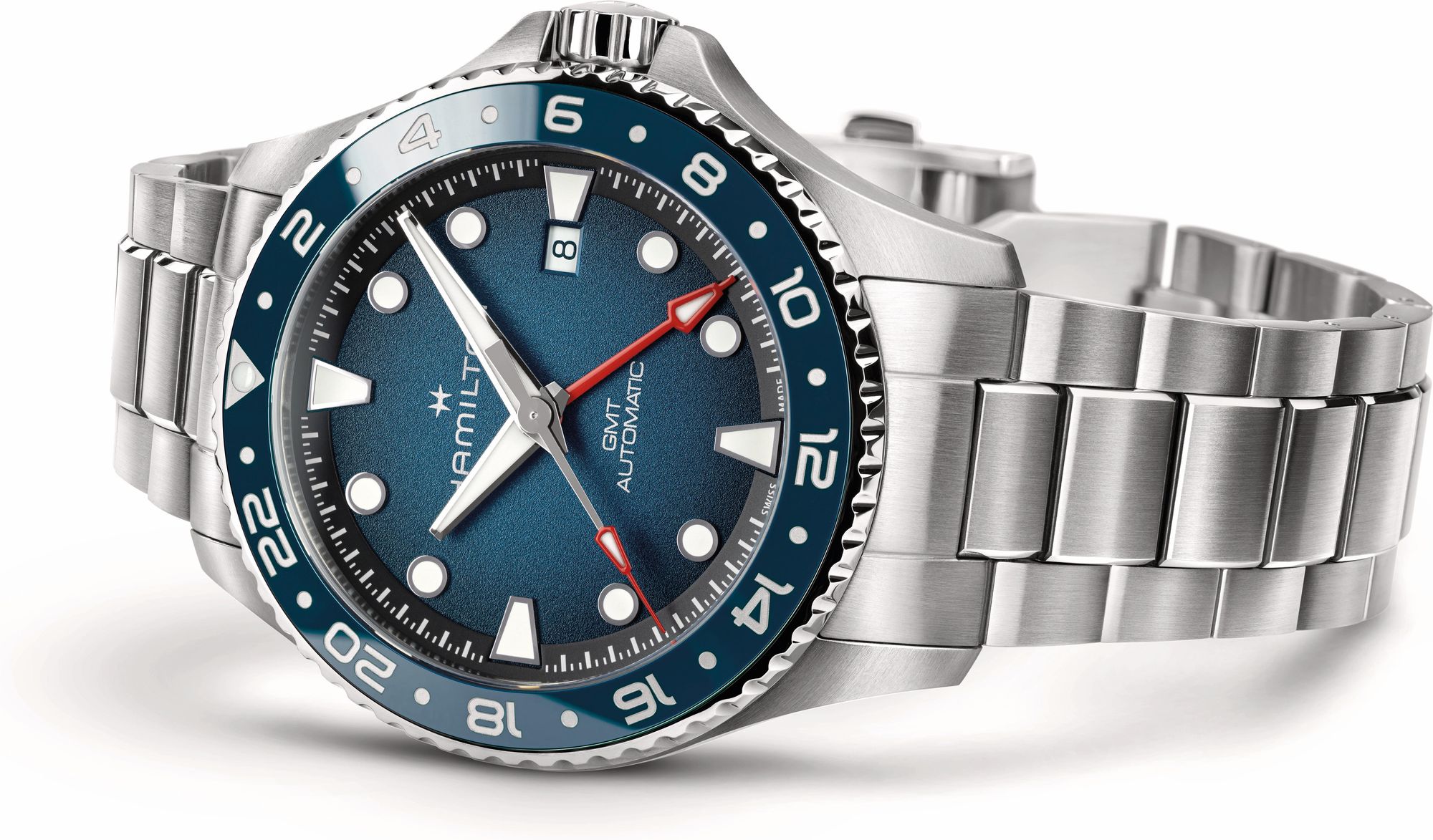 Hamilton Khaki Navy Scuba Auto GMT H82535140 Reloj Automático para hombres Hamilton Khaki Navy Scuba Auto GMT H82535140 Reloj Automático para hombres