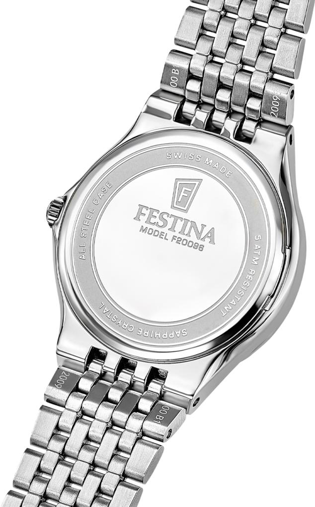 Festina SWISS MADE GRACE F20096/3 Dames armbandhorloge Festina SWISS MADE GRACE F20096/3 Dames armbandhorloge