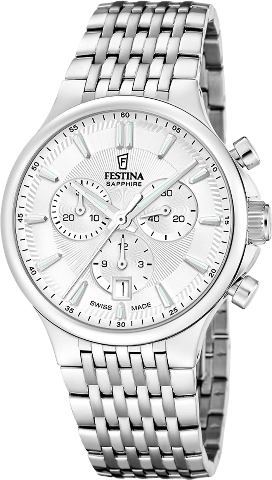 Festina SWISS MADE CHRONO F20093/1 Chronographe pour homme Festina SWISS MADE CHRONO F20093/1 Chronographe pour homme