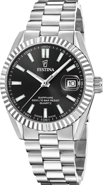 Festina SWISS MADE CLASSIC STEEL F20084/D Orologio da polso uomo Festina SWISS MADE CLASSIC STEEL F20084/D Orologio da polso uomo