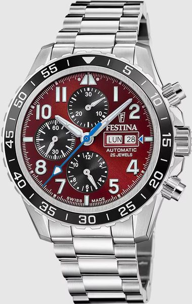 Festina SWISS MADE AUTOMATIK F20055/5 Automatische herenchronograaf Festina SWISS MADE AUTOMATIK F20055/5 Automatische herenchronograaf