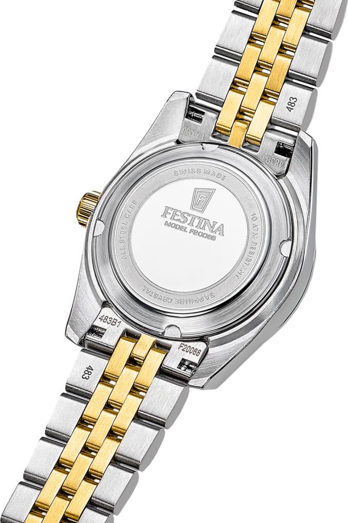 Festina SWISS MADE CLASSIC STEEL F20088/5 Orologio da polso donna