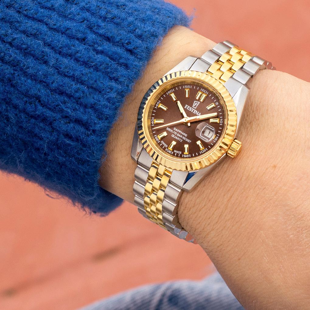 Festina SWISS MADE CLASSIC STEEL F20088/3 Montre Bracelet pour femmes Festina SWISS MADE CLASSIC STEEL F20088/3 Montre Bracelet pour femmes