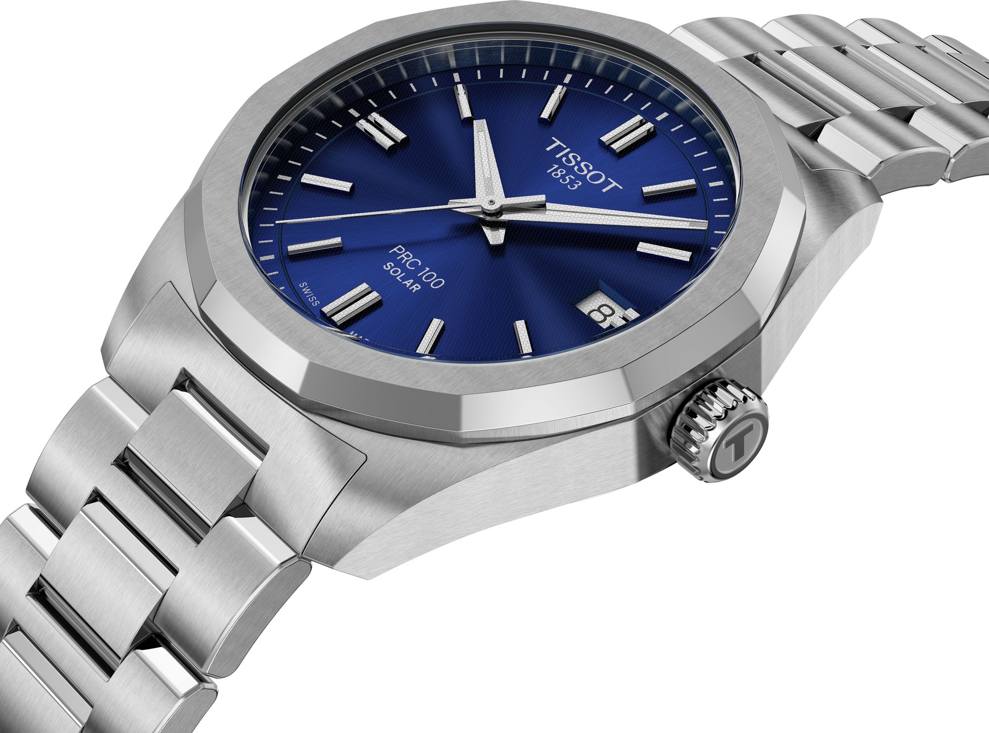 Tissot PRC 100 Solar 34mm T151.822.11.041.00 Orologio da polso donna Funzionamento a energia solare Tissot PRC 100 Solar 34mm T151.822.11.041.00 Orologio da polso donna Funzionamento a energia solare