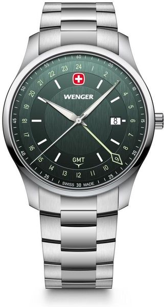 Wenger City GMT 01.1442.107 Unisex horloge Wenger City GMT 01.1442.107 Unisex horloge