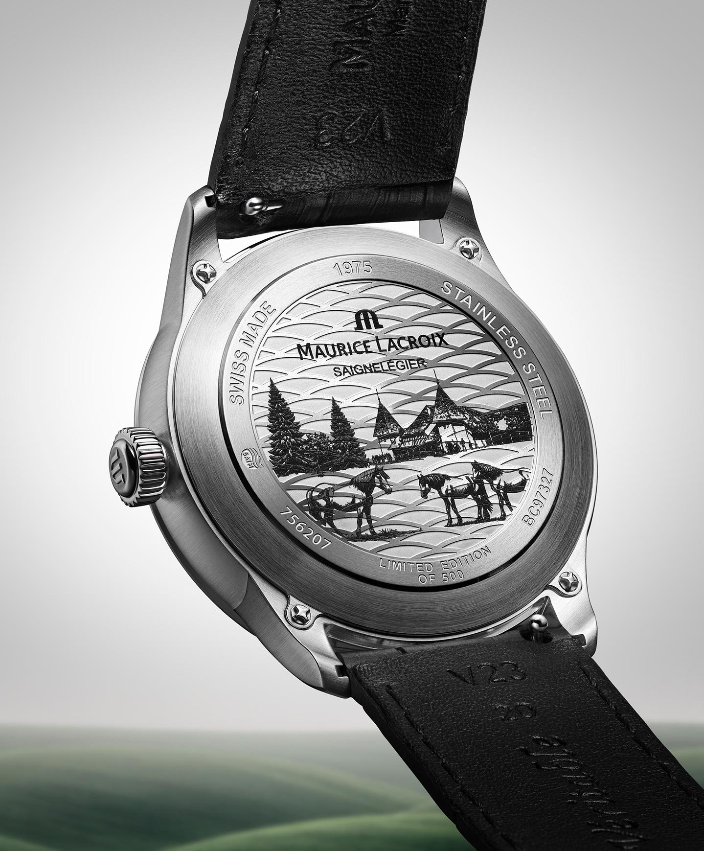 Maurice Lacroix 1975 Legacy Limited Edition (x/500) 756207-SS001-330-2 Orologio automatico uomo Produzione strettamente Maurice Lacroix 1975 Legacy Limited Edition (x/500) 756207-SS001-330-2 Orologio automatico uomo Produzione strettamente