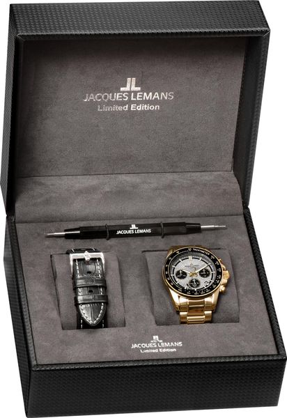 Jacques Lemans Eco Power Limited Edition 50-10F Heren armbandhorloge Jacques Lemans Eco Power Limited Edition 50-10F Heren armbandhorloge
