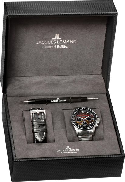Jacques Lemans Eco Power Limited Edition 50-10D Heren armbandhorloge Jacques Lemans Eco Power Limited Edition 50-10D Heren armbandhorloge