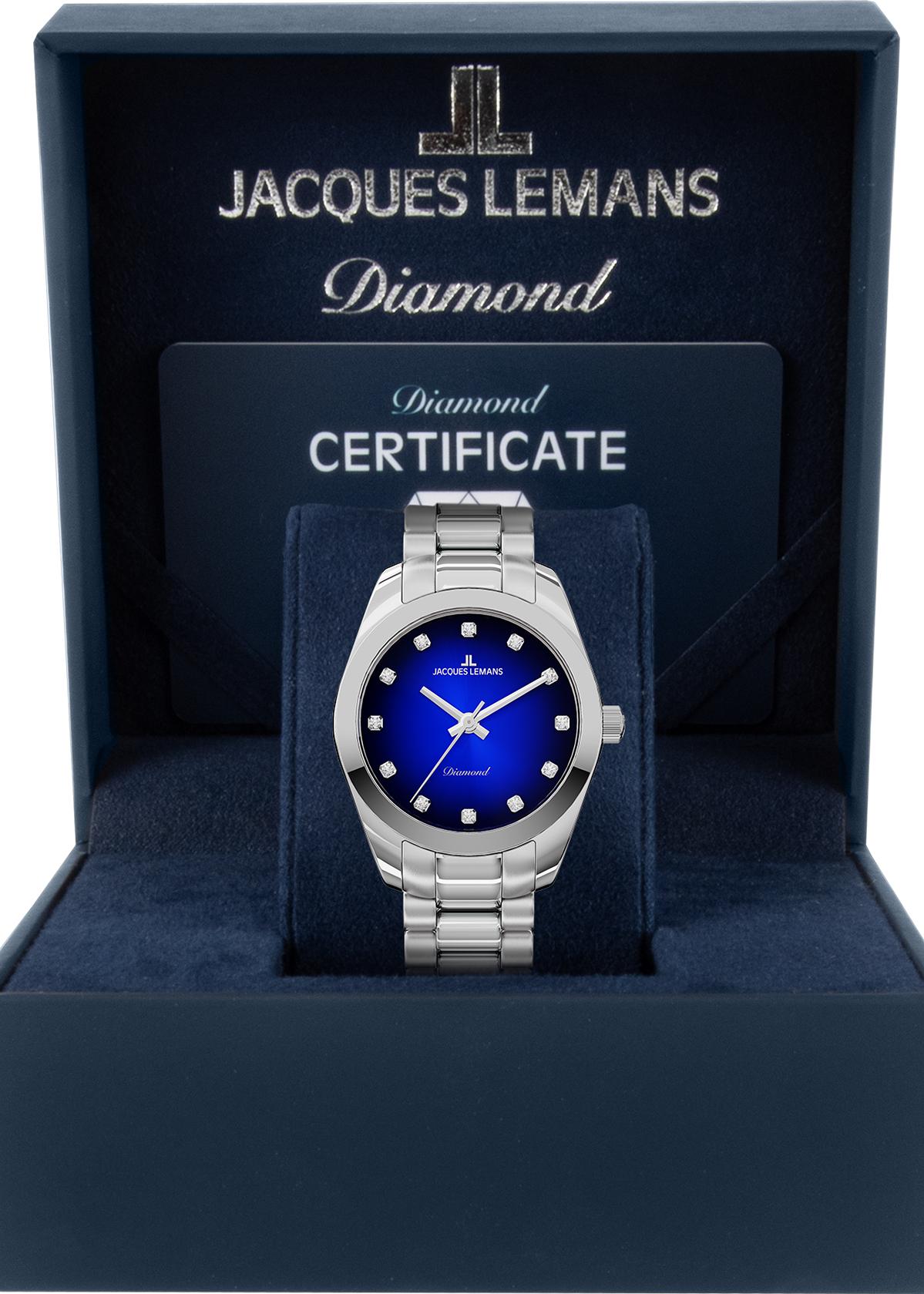Jacques Lemans Derby Diamond D-10B Damenarmbanduhr Jacques Lemans Derby Diamond D-10B Damenarmbanduhr