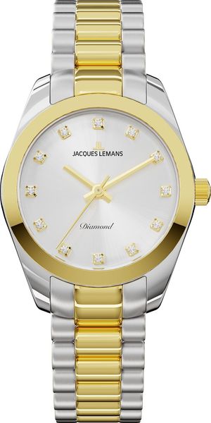 Jacques Lemans Derby Diamond D-10C Damenarmbanduhr Jacques Lemans Derby Diamond D-10C Damenarmbanduhr
