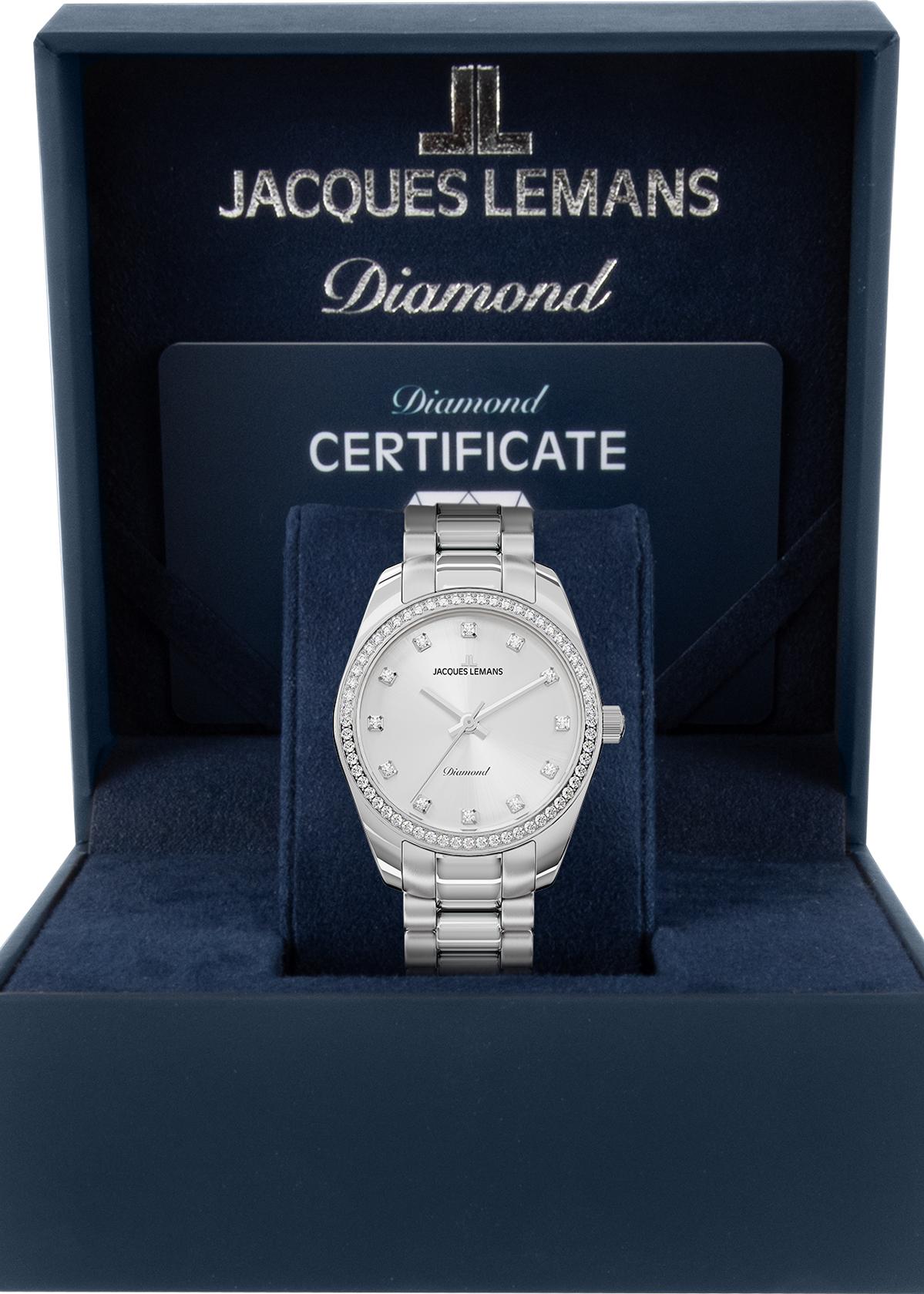 Jacques Lemans Derby Diamond D-11A Damenarmbanduhr Jacques Lemans Derby Diamond D-11A Damenarmbanduhr