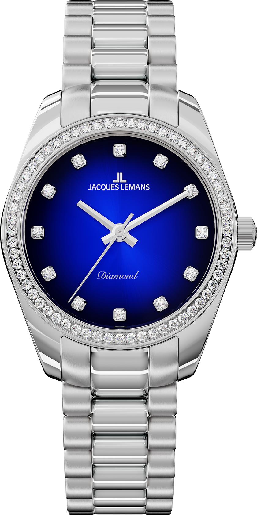 Jacques Lemans Derby Diamond D-11B Damenarmbanduhr Jacques Lemans Derby Diamond D-11B Damenarmbanduhr
