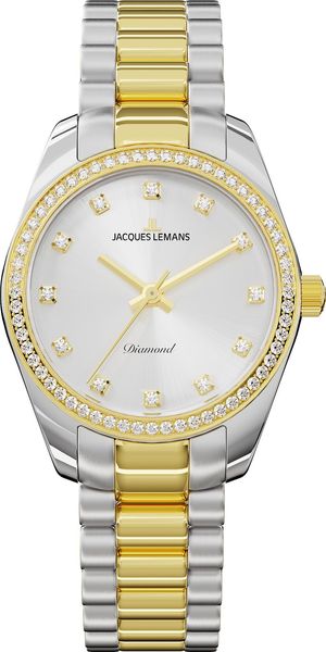 Jacques Lemans Derby Diamond D-11C Damenarmbanduhr Jacques Lemans Derby Diamond D-11C Damenarmbanduhr