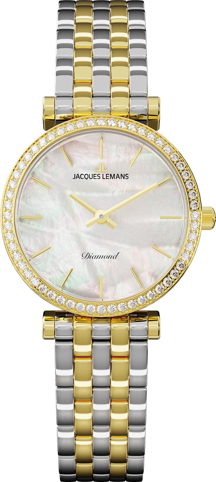 Jacques Lemans Milano Diamond D-13B Damenarmbanduhr Jacques Lemans Milano Diamond D-13B Damenarmbanduhr