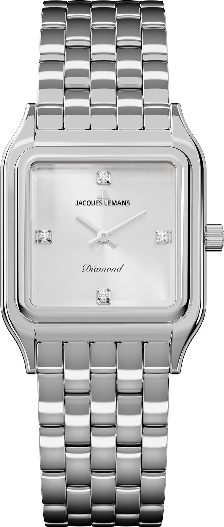 Jacques Lemans Antwerpen Diamond D-14A Dames armbandhorloge Jacques Lemans Antwerpen Diamond D-14A Dames armbandhorloge