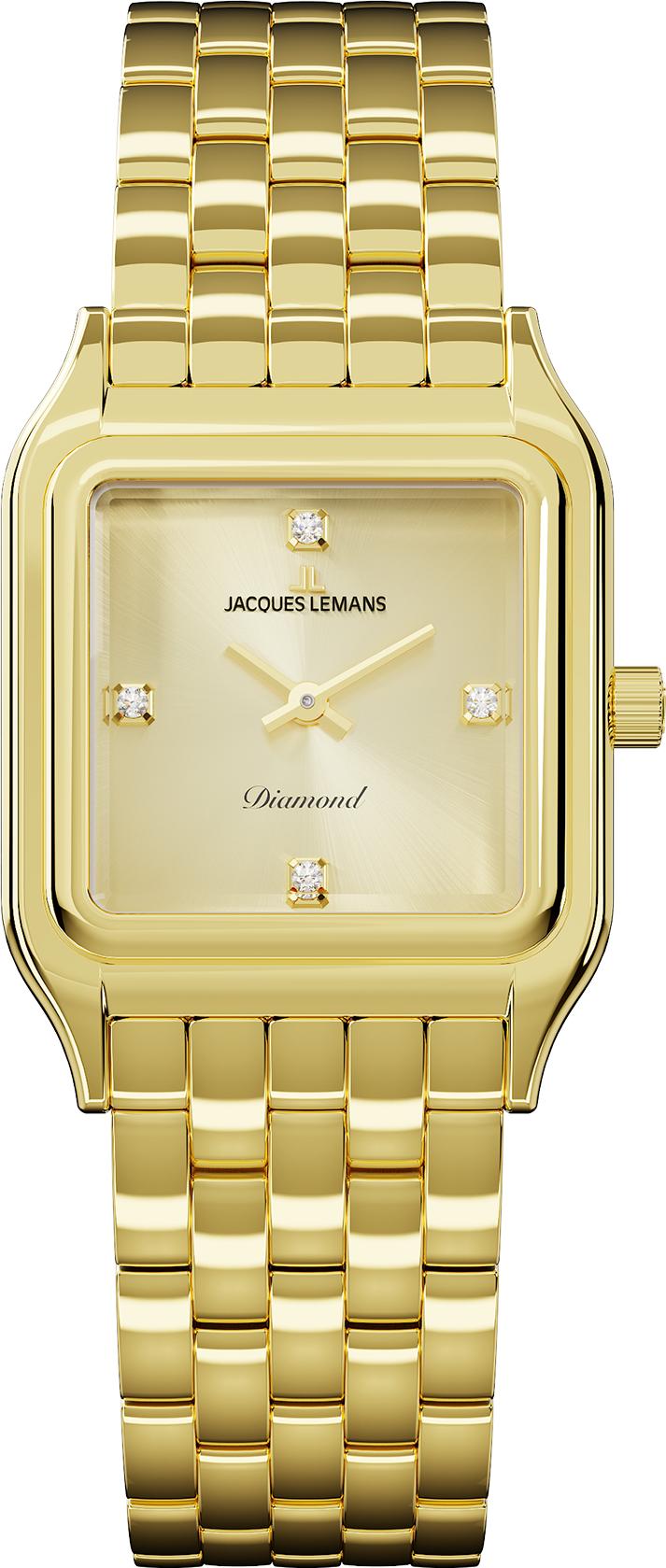 Jacques Lemans Antwerpen Diamond D-14C Dames armbandhorloge Jacques Lemans Antwerpen Diamond D-14C Dames armbandhorloge