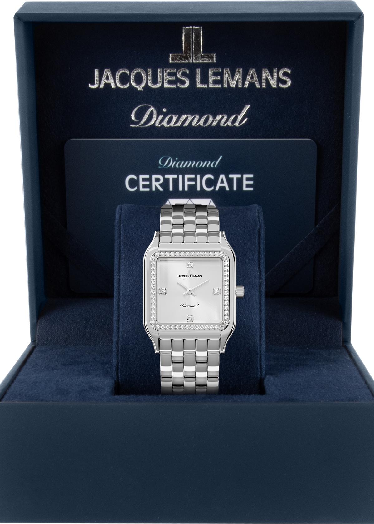 Jacques Lemans Antwerpen Diamond D-15A Damenarmbanduhr Jacques Lemans Antwerpen Diamond D-15A Damenarmbanduhr