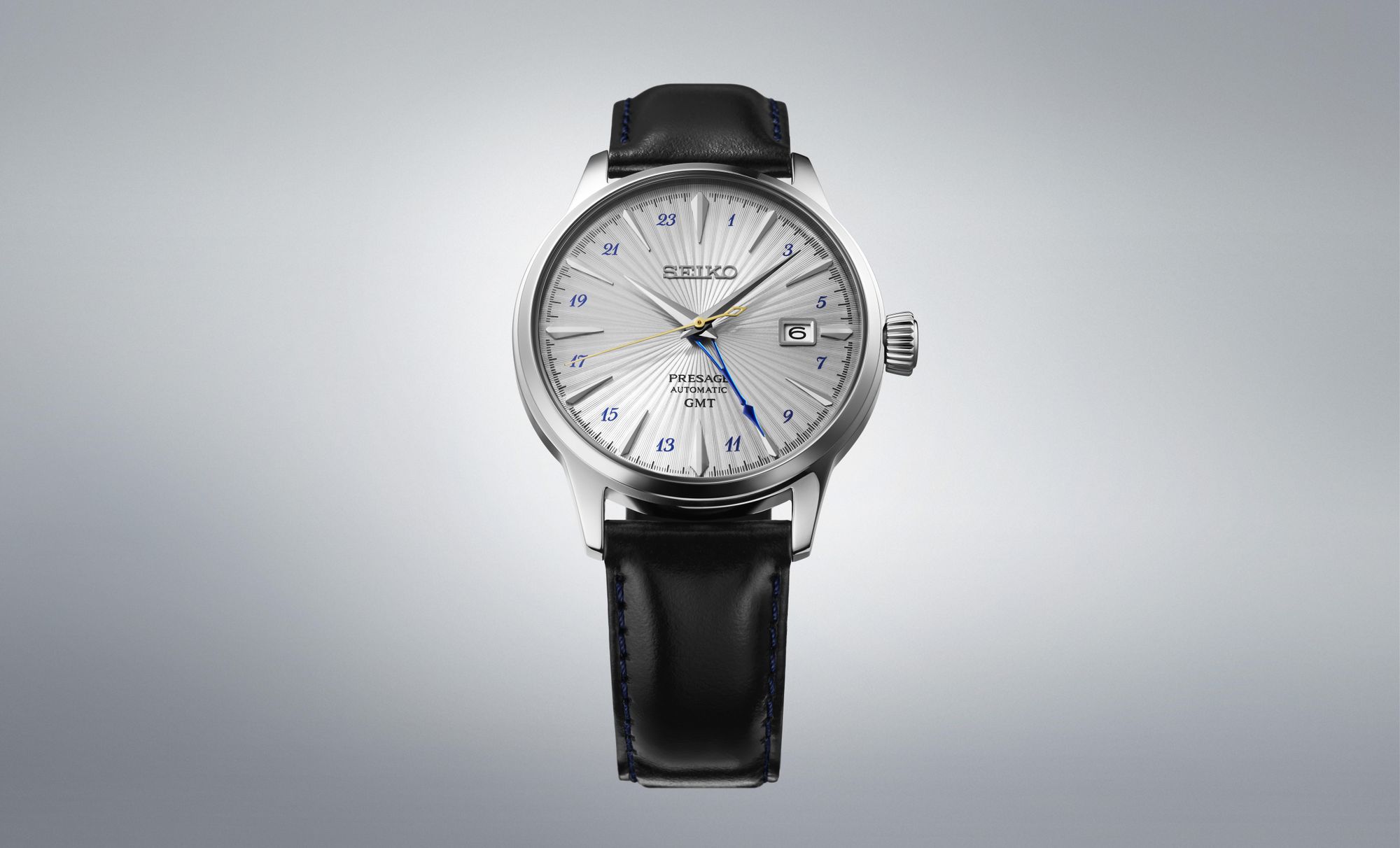 Seiko Presage Automatic Cocktail GMT SSK049J1 Reloj de Pulsera para hombres Seiko Presage Automatic Cocktail GMT SSK049J1 Reloj de Pulsera para hombres