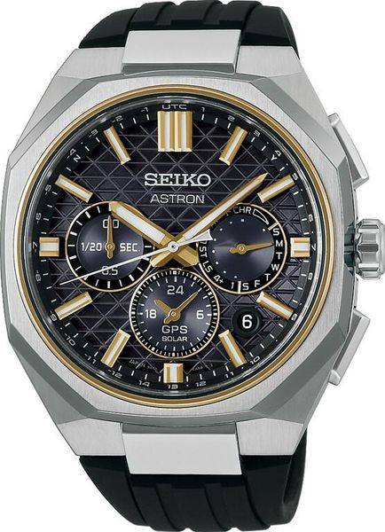 Seiko Astron GPS Solar Dual Time Chronograph HAB003J1 Herrenchronograph Seiko Astron GPS Solar Dual Time Chronograph HAB003J1 Herrenchronograph