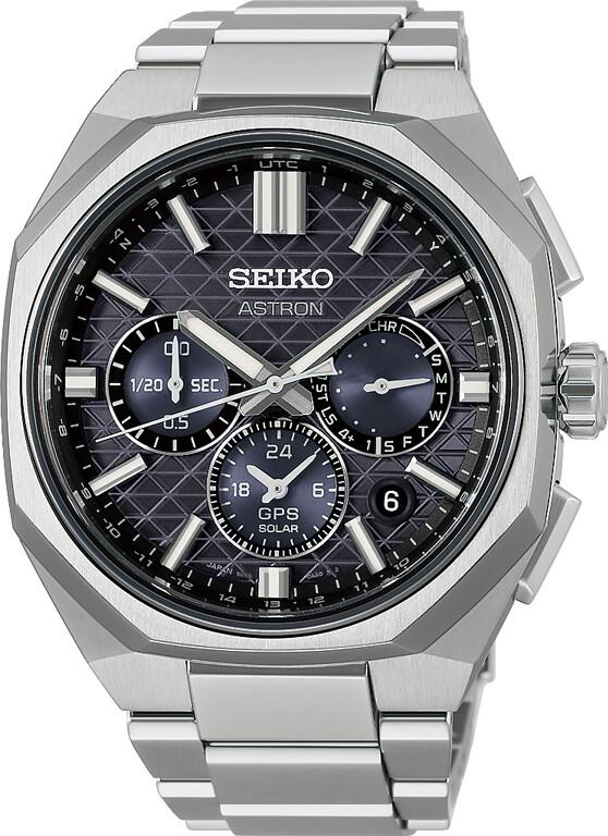 Seiko Astron GPS Solar Dual Time Chronograph HAB002J1 Herenchronograaf Seiko Astron GPS Solar Dual Time Chronograph HAB002J1 Herenchronograaf