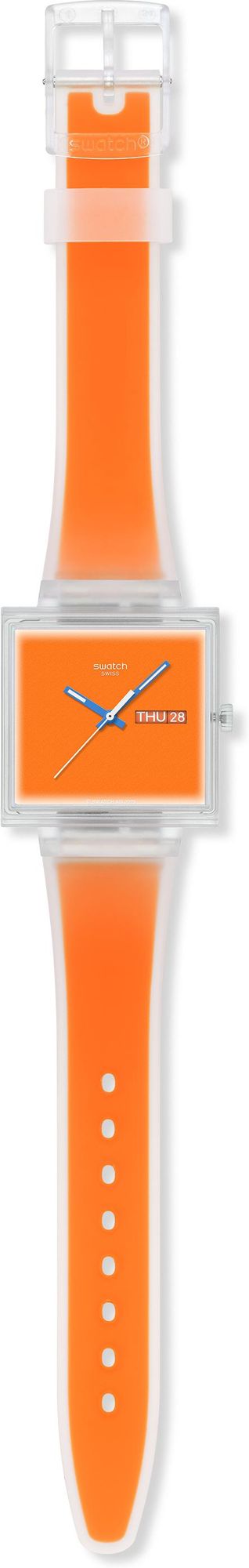 Swatch WHAT IF...SEE THRU ORANGE? SO38K704 Orologio unisex