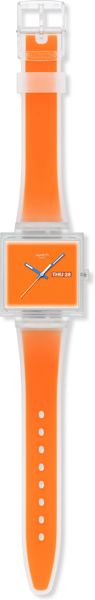 Swatch WHAT IF...SEE THRU ORANGE? SO38K704 Orologio unisex Swatch WHAT IF...SEE THRU ORANGE? SO38K704 Orologio unisex