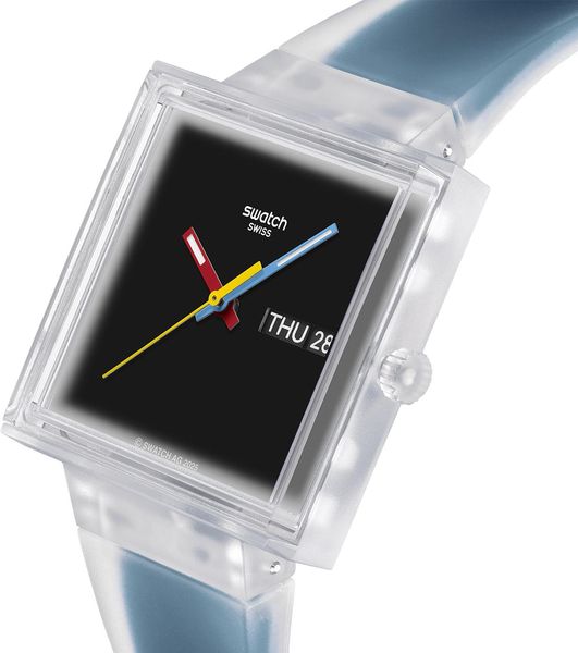 Swatch WHAT IF...SEE THRU BLACK? SO38K700 Unisexuhr Swatch WHAT IF...SEE THRU BLACK? SO38K700 Unisexuhr