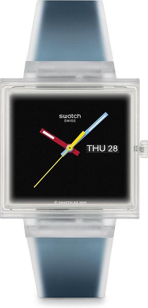 Swatch WHAT IF...SEE THRU BLACK? SO38K700 Unisexuhr Swatch WHAT IF...SEE THRU BLACK? SO38K700 Unisexuhr