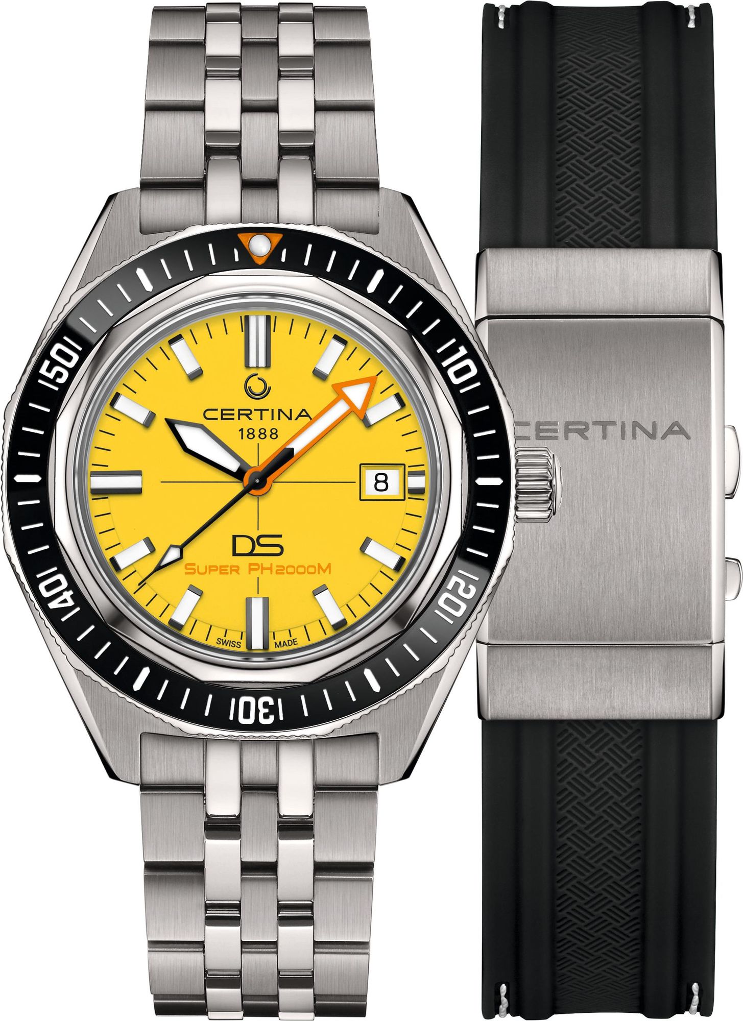 Certina DS SUPER PH 2000M C050.607.44.361.02 Automatic Mens Watch Diving Watch Certina DS SUPER PH 2000M C050.607.44.361.02 Automatic Mens Watch Diving Watch