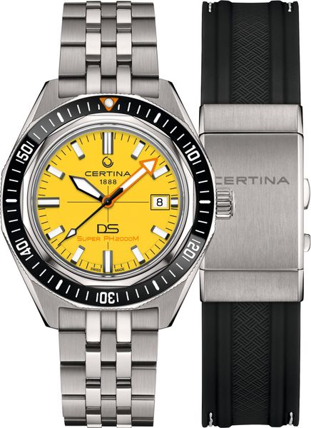 Certina DS SUPER PH 2000M C050.607.44.361.02 Herren Automatikuhr Taucheruhr Certina DS SUPER PH 2000M C050.607.44.361.02 Herren Automatikuhr Taucheruhr