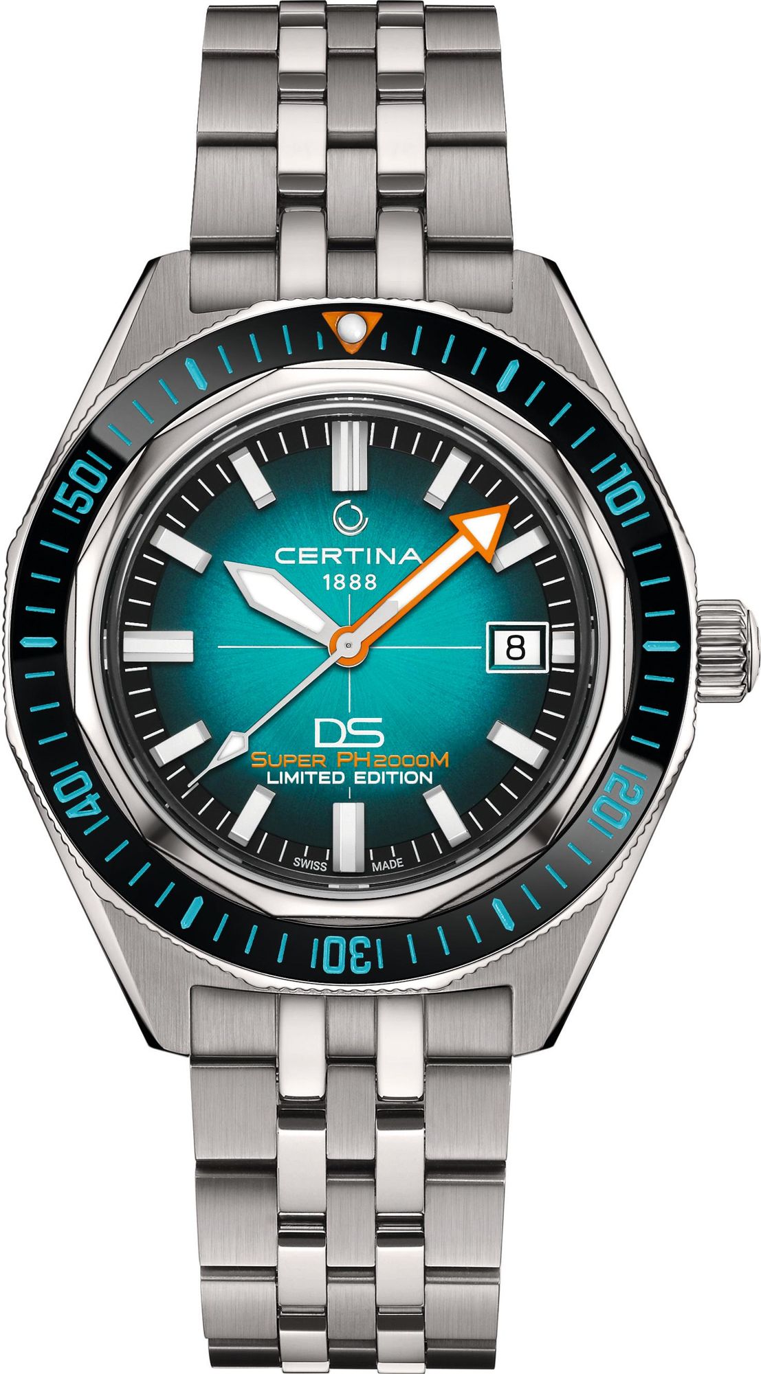 Certina DS SUPER PH 2000M Limited Edition C050.607.44.041.10 Automatisch horloge voor heren Duikhorloge Certina DS SUPER PH 2000M Limited Edition C050.607.44.041.10 Automatisch horloge voor heren Duikhorloge