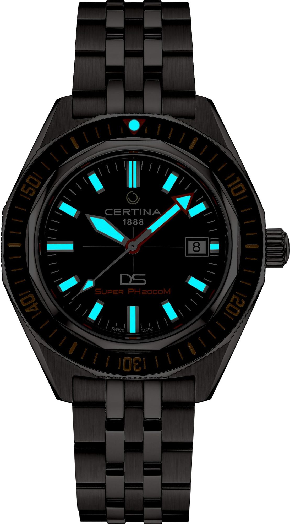 Certina DS SUPER PH 2000M C050.607.44.051.02 Automatisch horloge voor heren Duikhorloge Certina DS SUPER PH 2000M C050.607.44.051.02 Automatisch horloge voor heren Duikhorloge