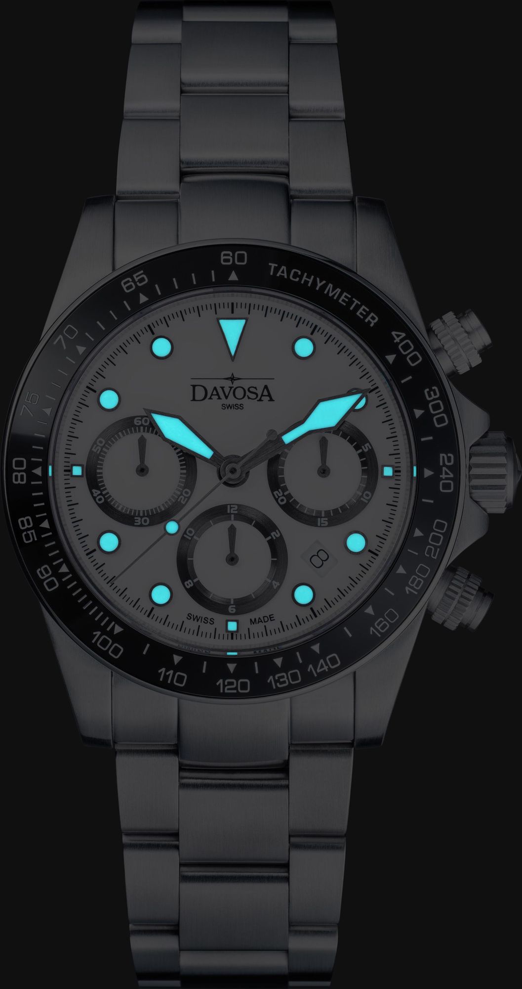 Davosa TERNOS PROFESSIONAL CHRONOGRAPH 16154320 Automatische herenchronograaf Davosa TERNOS PROFESSIONAL CHRONOGRAPH 16154320 Automatische herenchronograaf