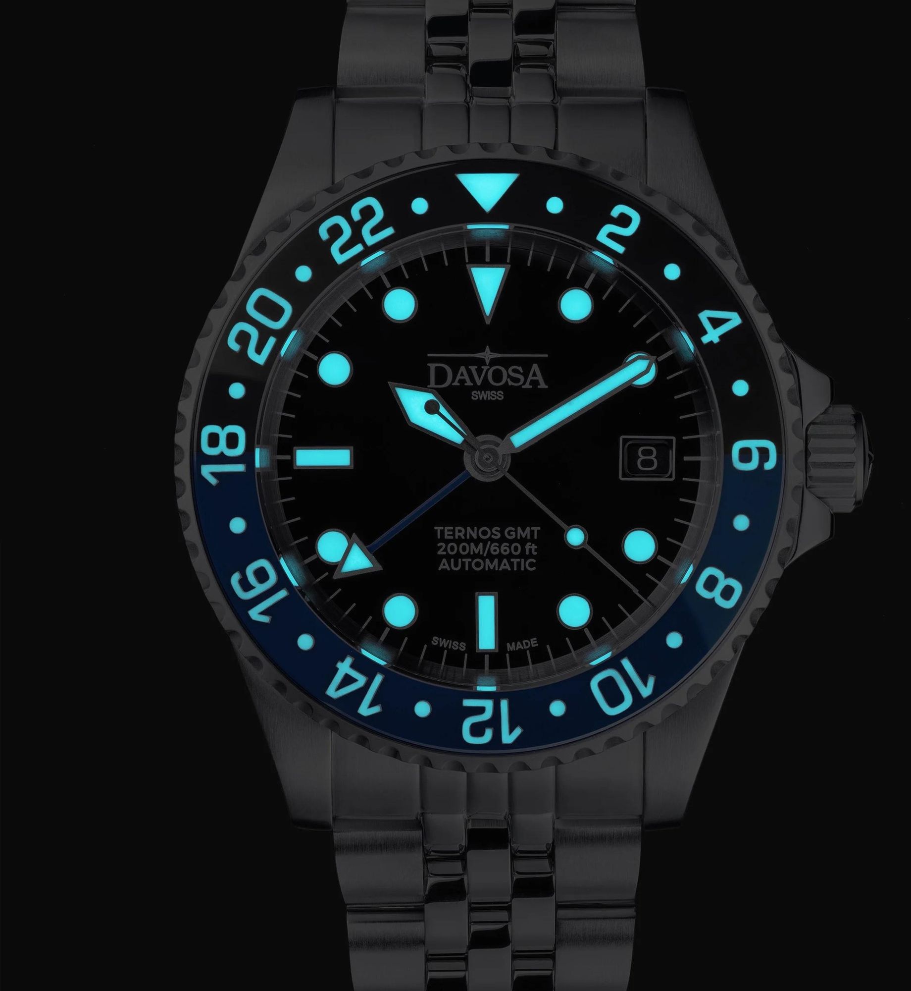Davosa TERNOS DIVER GMT 16156304 Automatisch horloge voor heren Davosa TERNOS DIVER GMT 16156304 Automatisch horloge voor heren