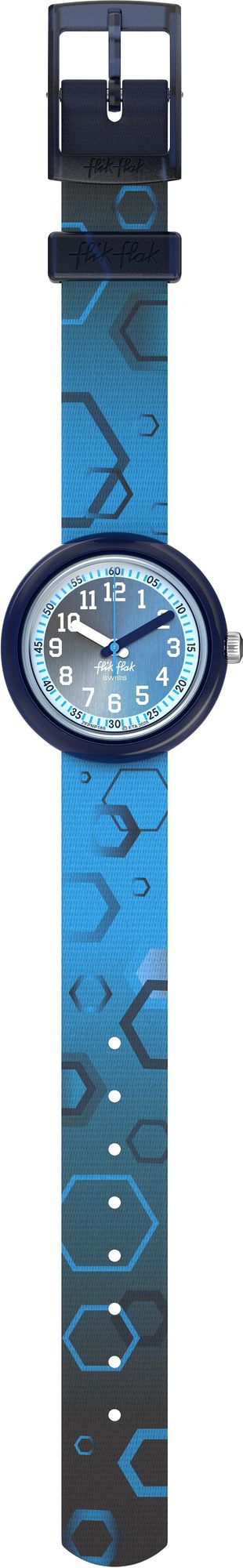 Flik Flak QUENCH IN BLUE FPNP189 Jongenshorloge