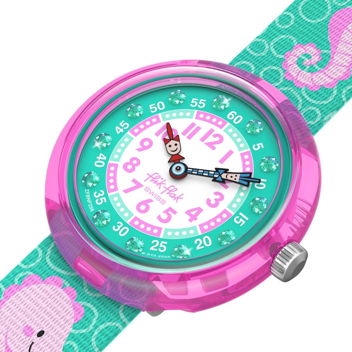 Flik Flak BUBBLY SEAHORSE FBNP256 Orologio per ragazza Flik Flak BUBBLY SEAHORSE FBNP256 Orologio per ragazza